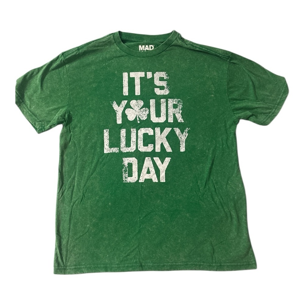 Its Your Lucky Day Graphic Tshirt Unisex Size Large 051